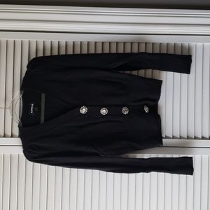 Express Puff Sleeve Embellished Cardigan